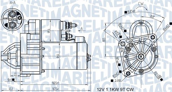 MAGNETI MARELLI Starter 063721345010